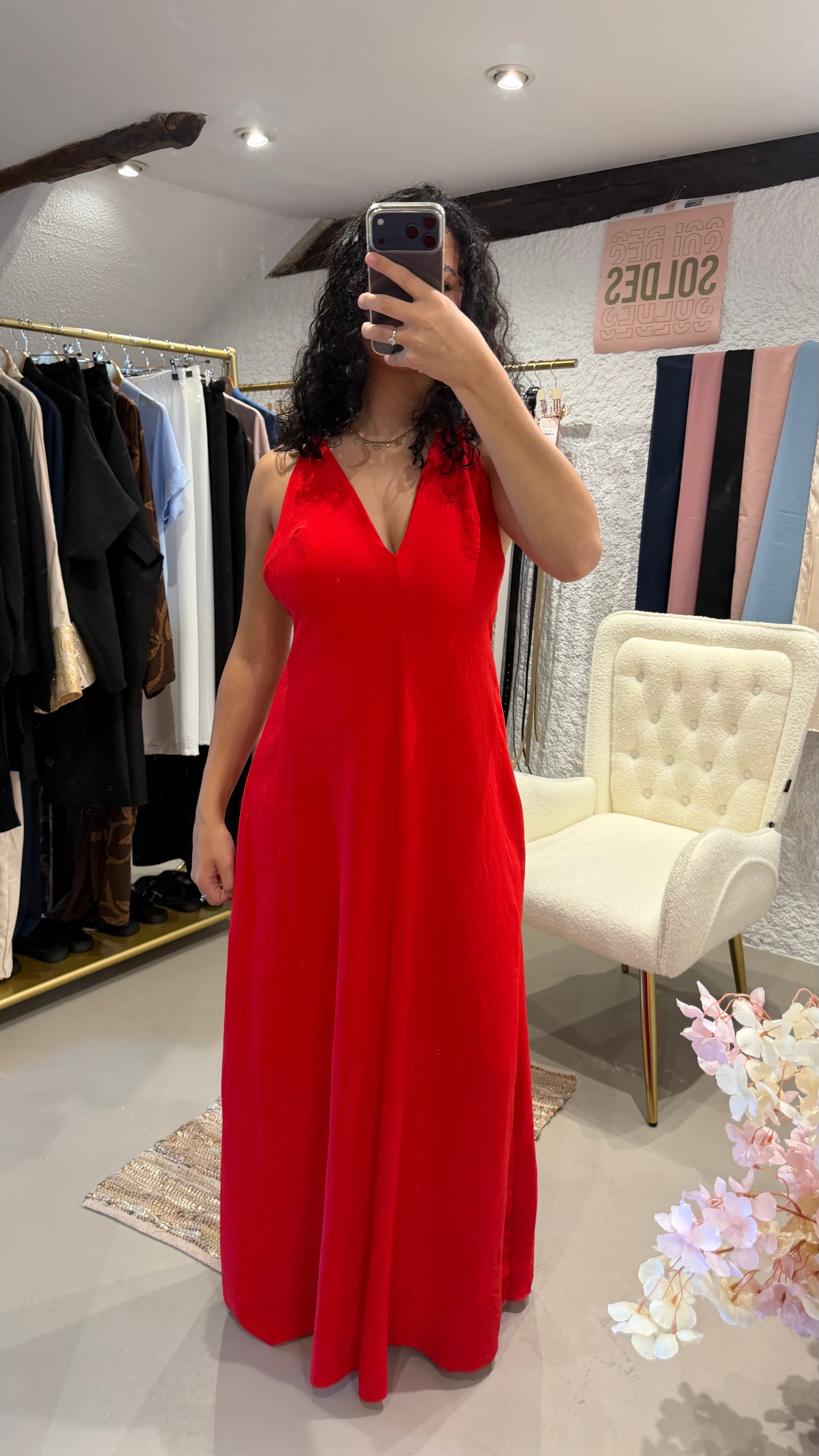 Robe rouge Éclat d’été