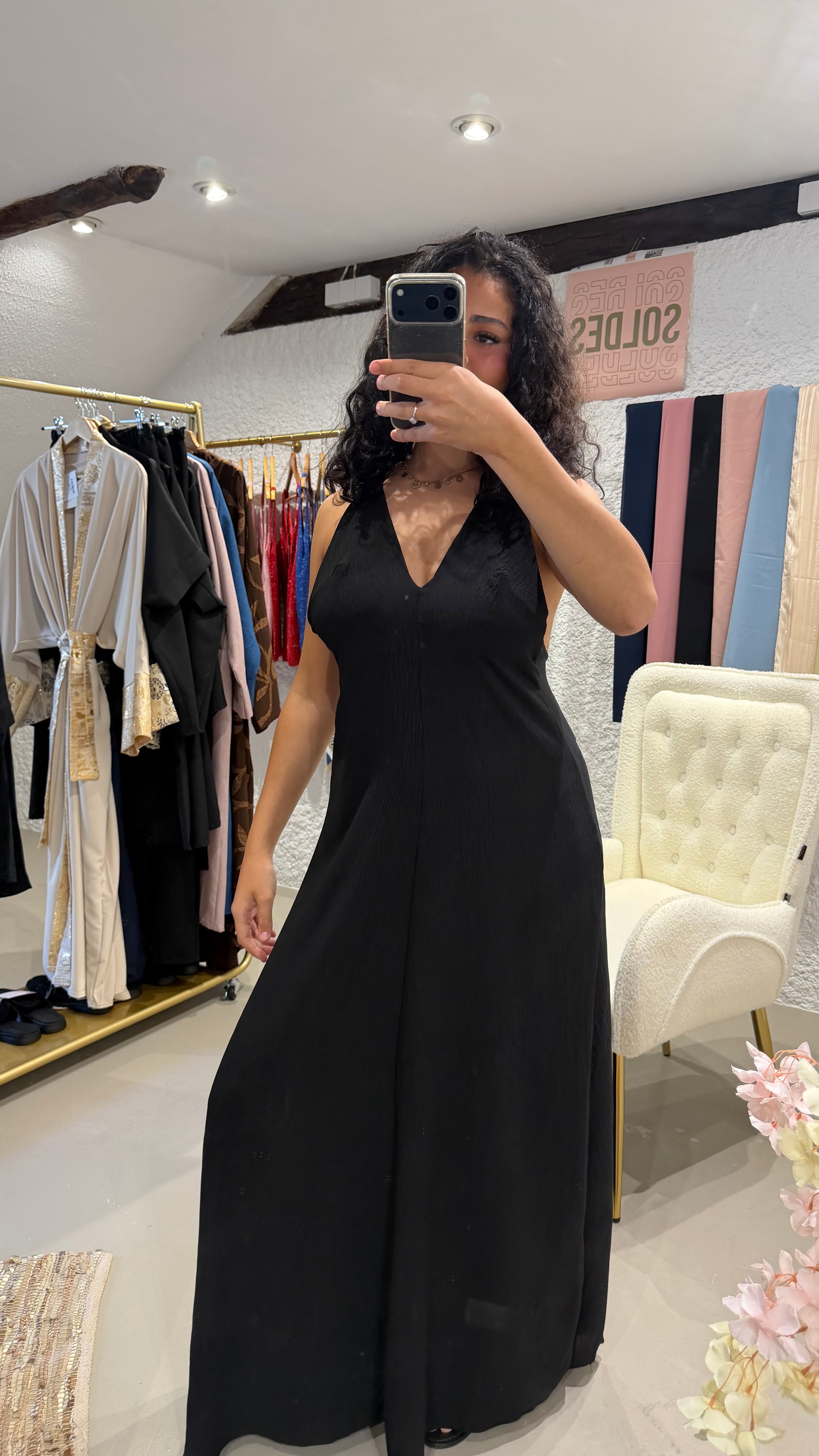 Robe noir Éclat d’été