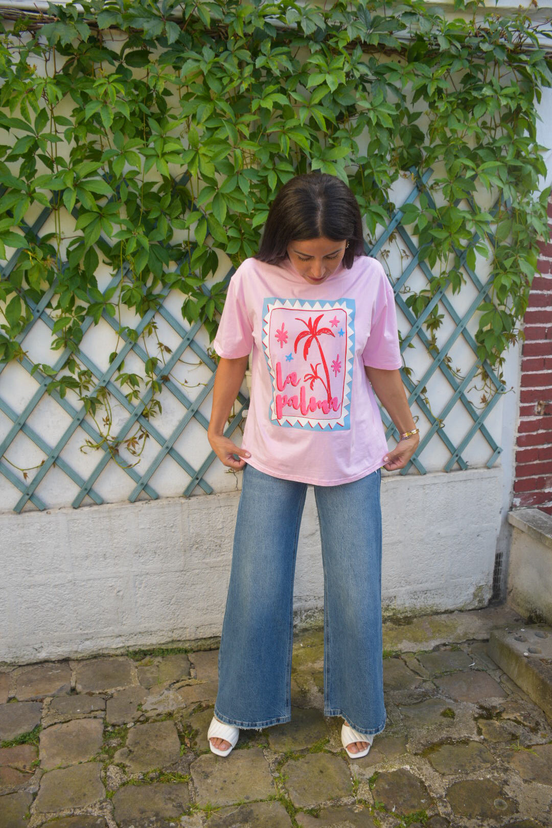 T-shirt rose “La Palma”