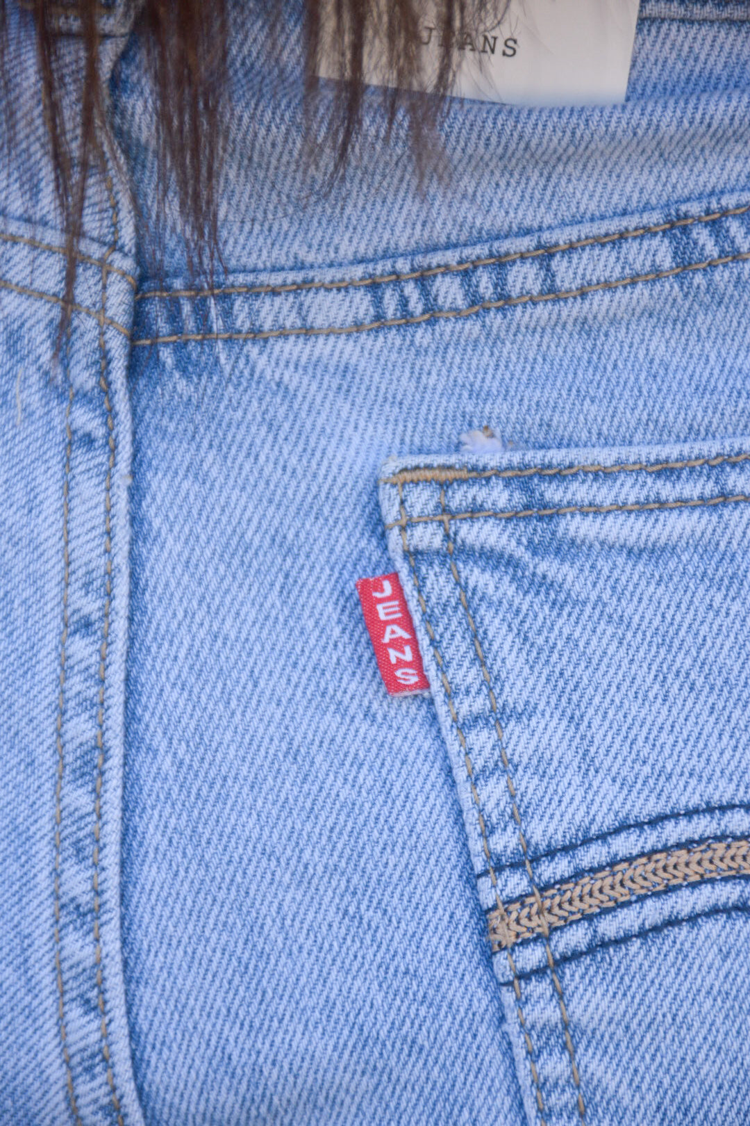 Short en Jean Taille Haute Bleu Clair