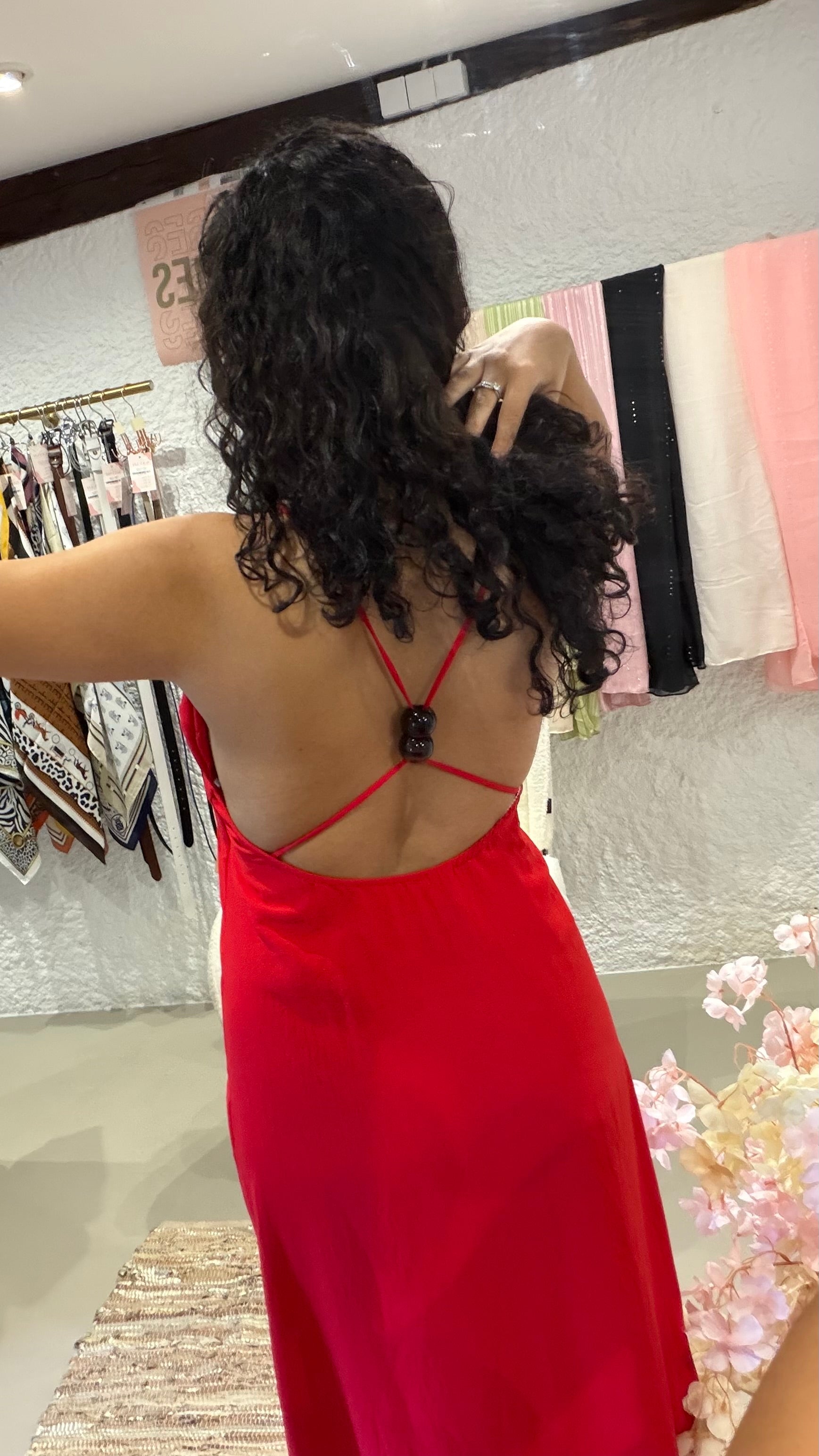 Robe rouge Éclat d’été