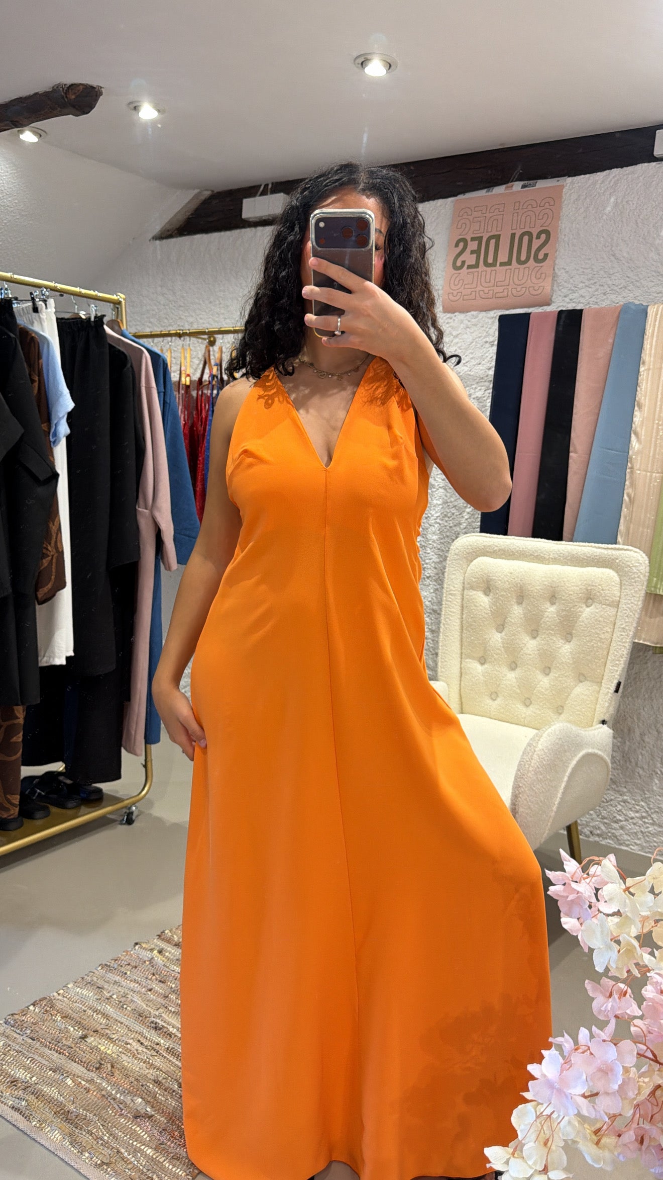Robe Orange éclat d’été