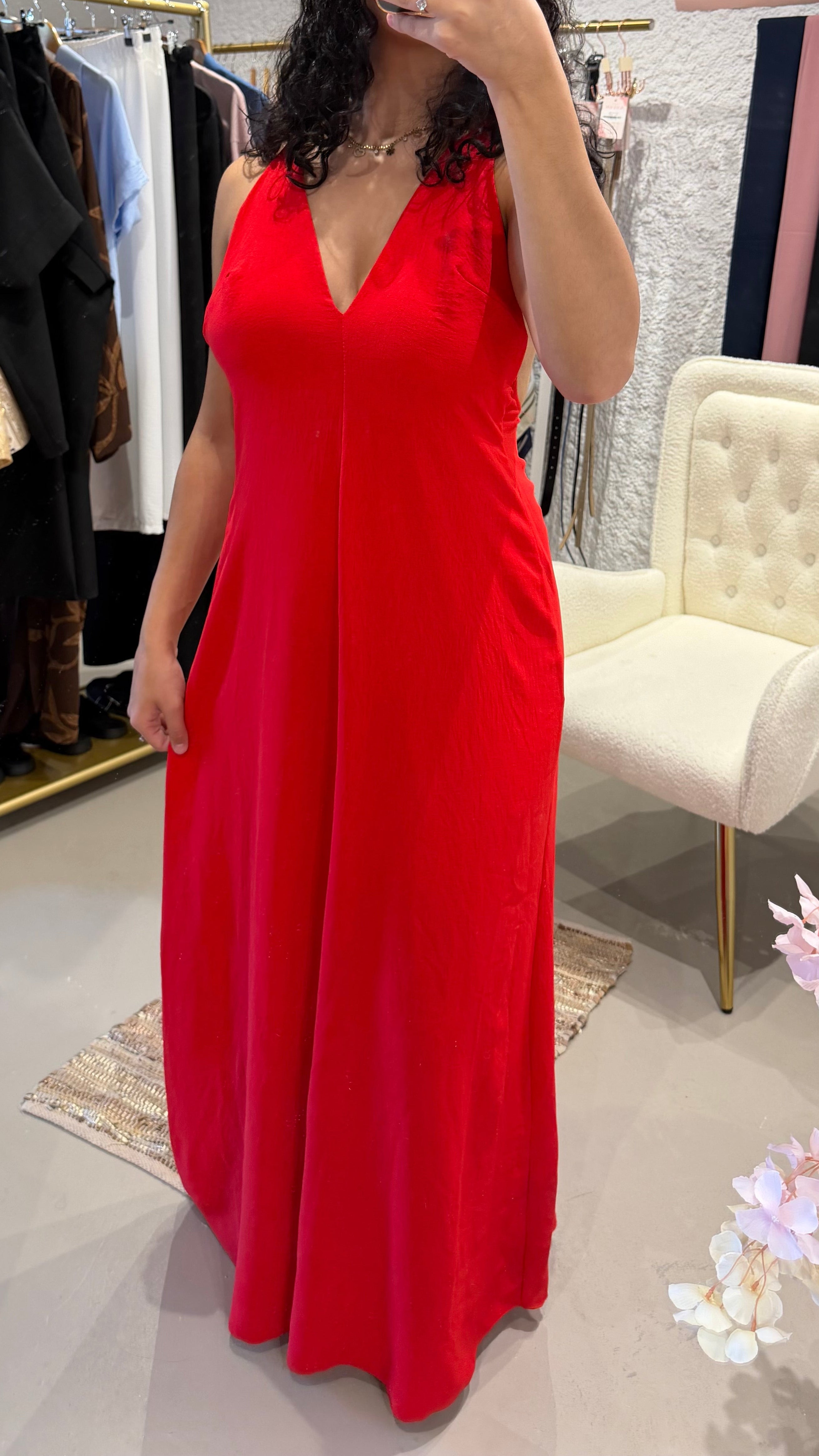 Robe rouge Éclat d’été