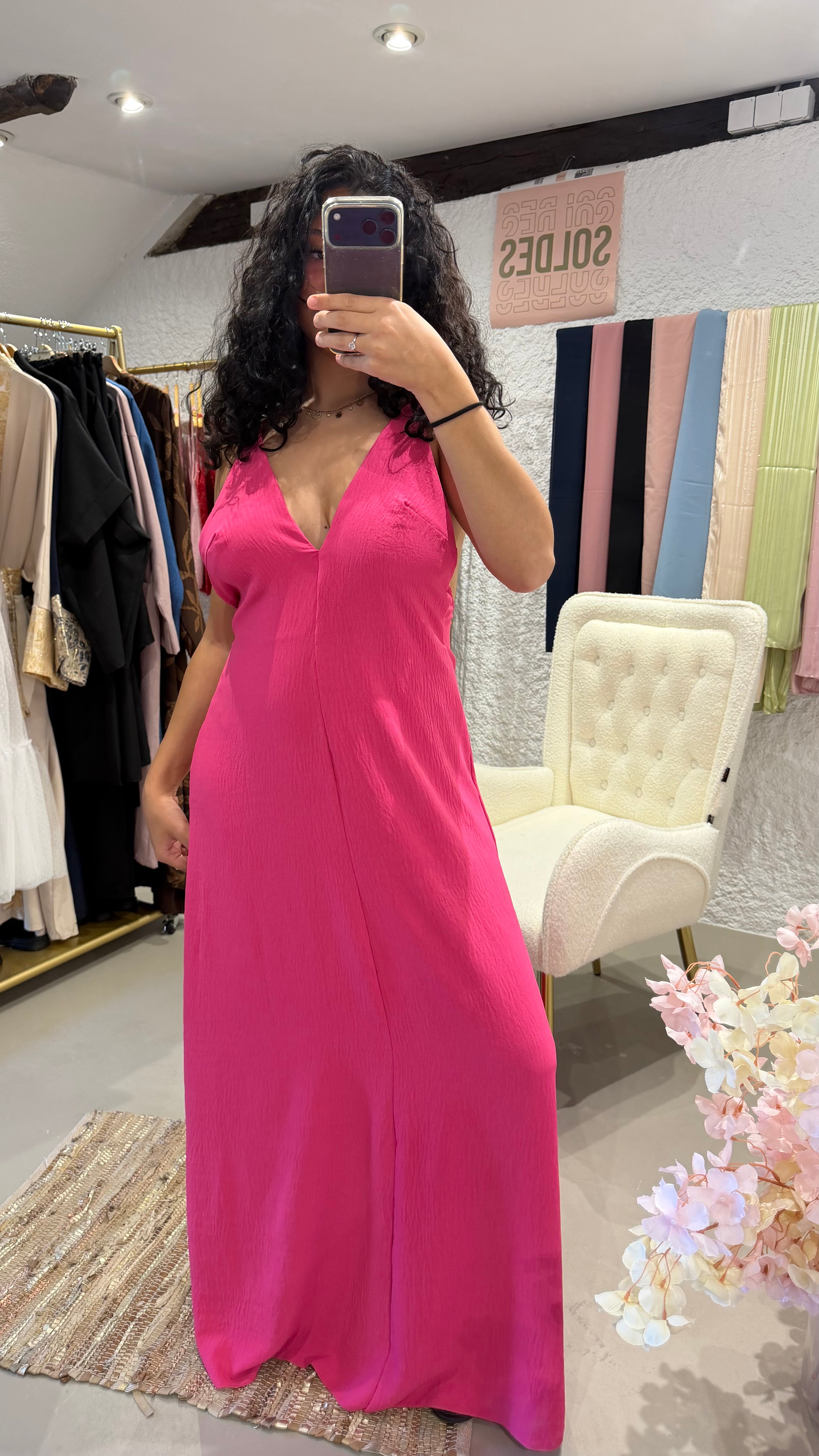 Robe rose éclat d’été